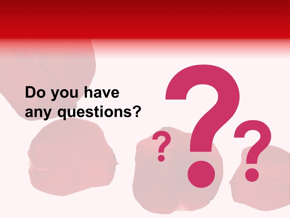 Romantic Delicacy Floral PowerPoint Template