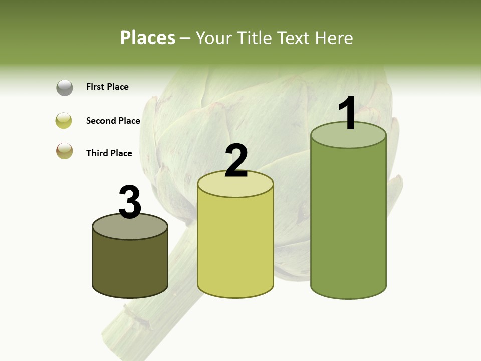 White Eat Fresh PowerPoint Template