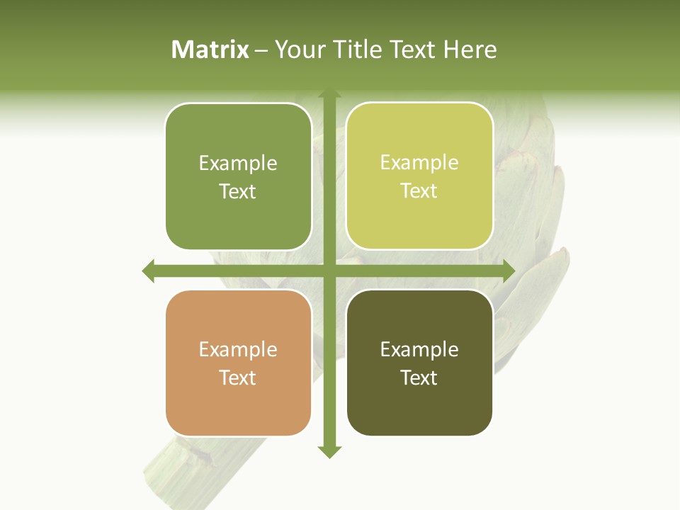 White Eat Fresh PowerPoint Template