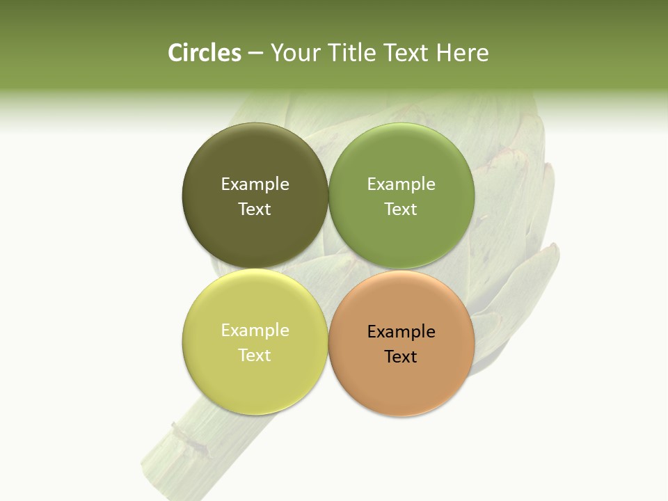 White Eat Fresh PowerPoint Template