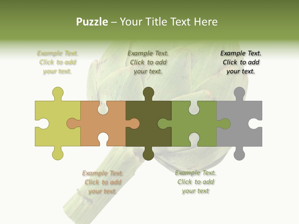 White Eat Fresh PowerPoint Template