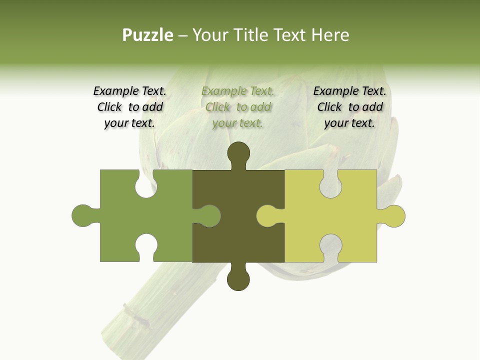 White Eat Fresh PowerPoint Template