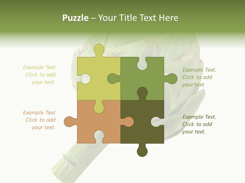 White Eat Fresh PowerPoint Template