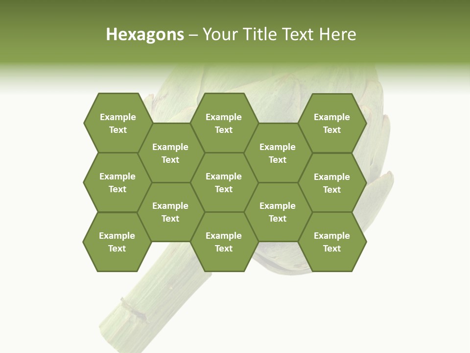 White Eat Fresh PowerPoint Template