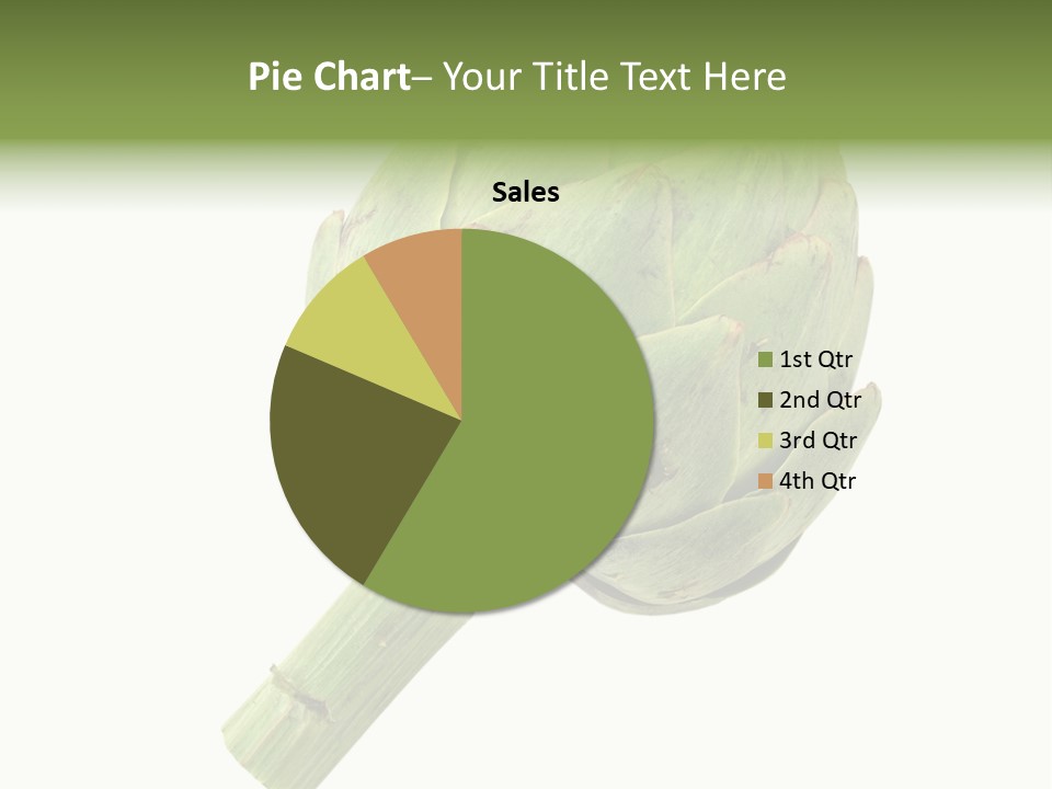 White Eat Fresh PowerPoint Template
