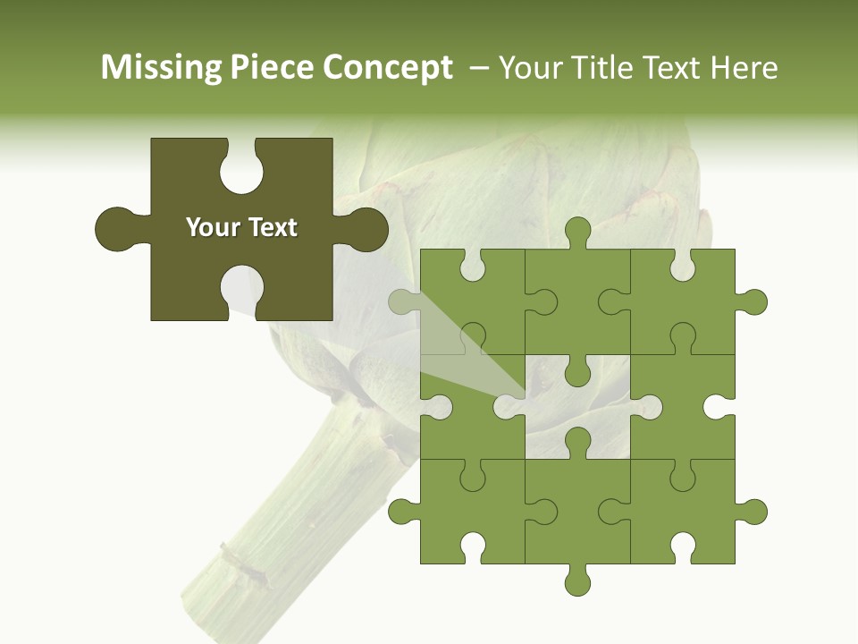 White Eat Fresh PowerPoint Template