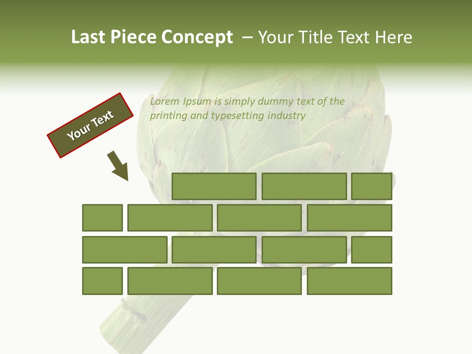 White Eat Fresh PowerPoint Template