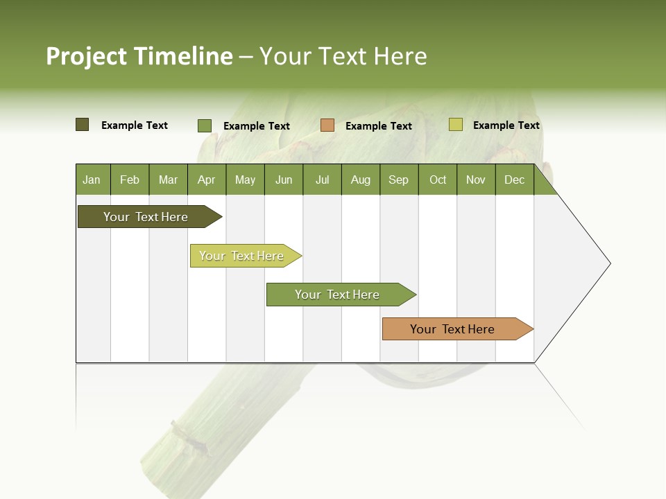 White Eat Fresh PowerPoint Template
