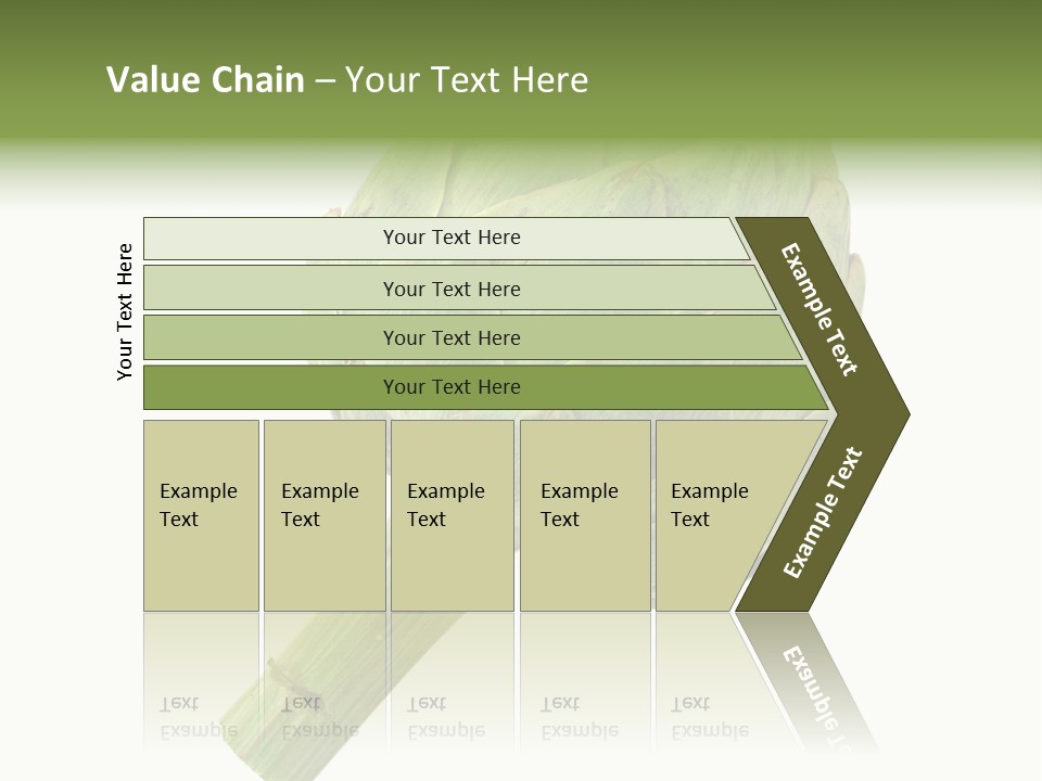 White Eat Fresh PowerPoint Template