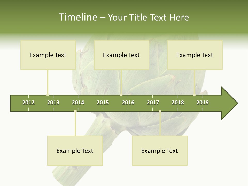 White Eat Fresh PowerPoint Template