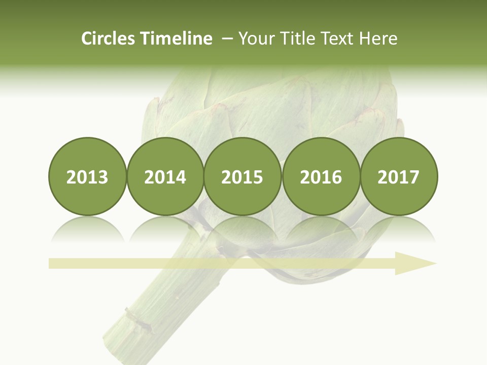 White Eat Fresh PowerPoint Template