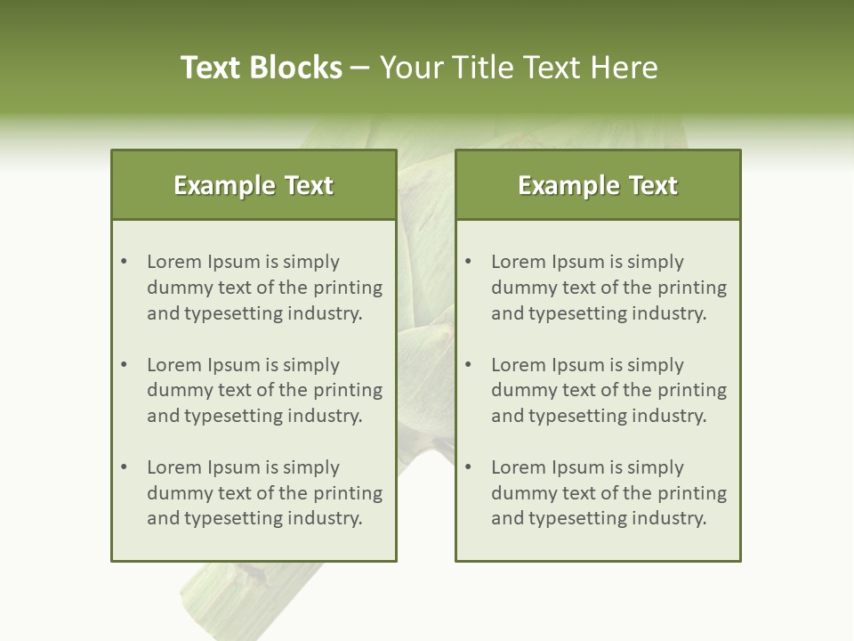 White Eat Fresh PowerPoint Template