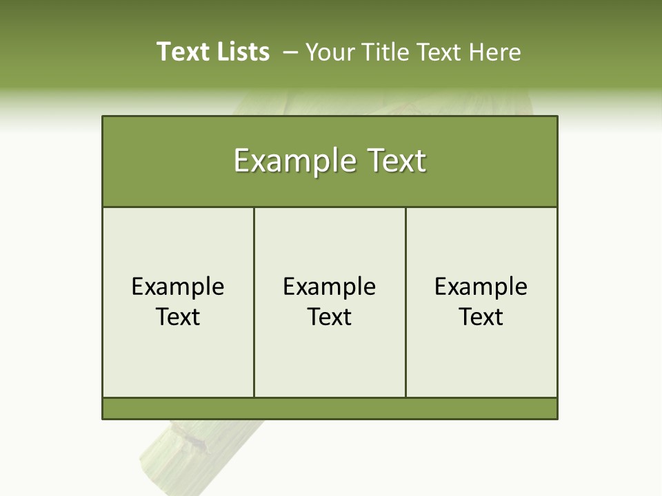 White Eat Fresh PowerPoint Template