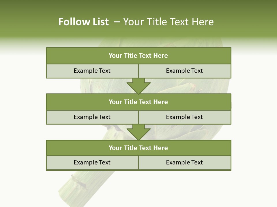 White Eat Fresh PowerPoint Template