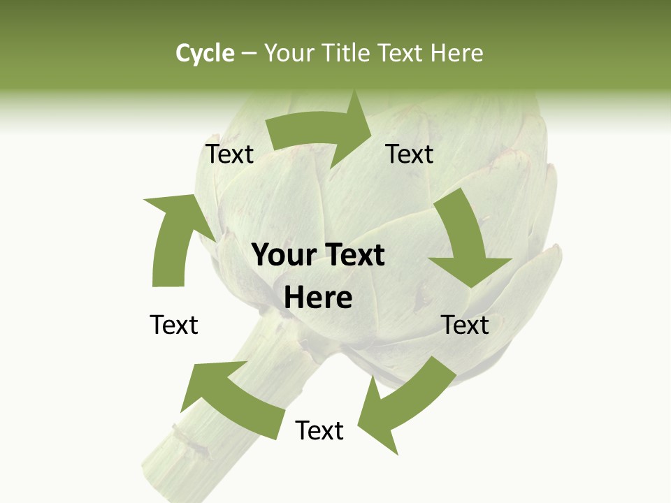 White Eat Fresh PowerPoint Template