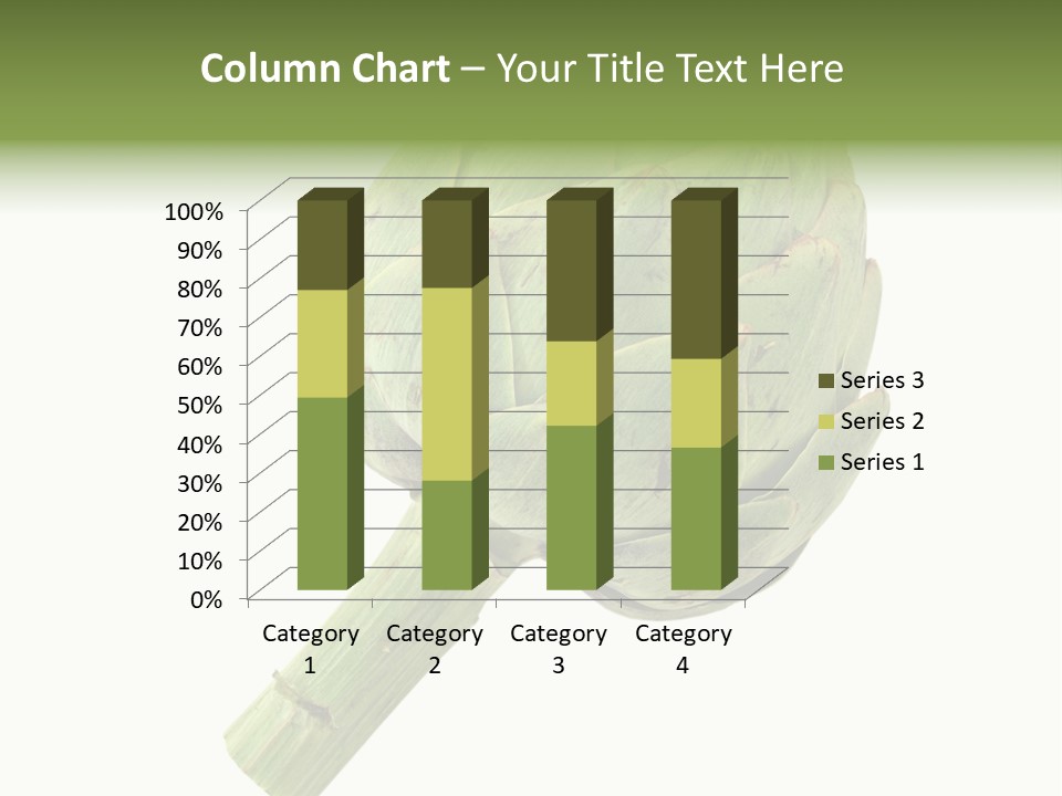 White Eat Fresh PowerPoint Template