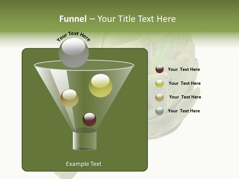 White Eat Fresh PowerPoint Template