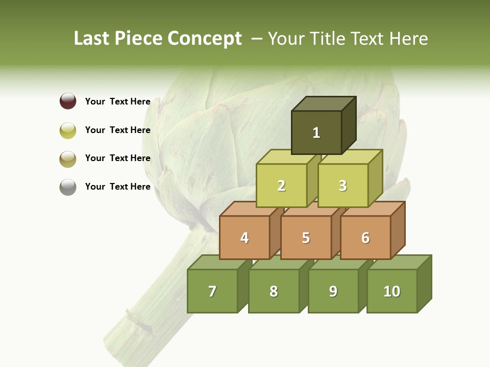 White Eat Fresh PowerPoint Template