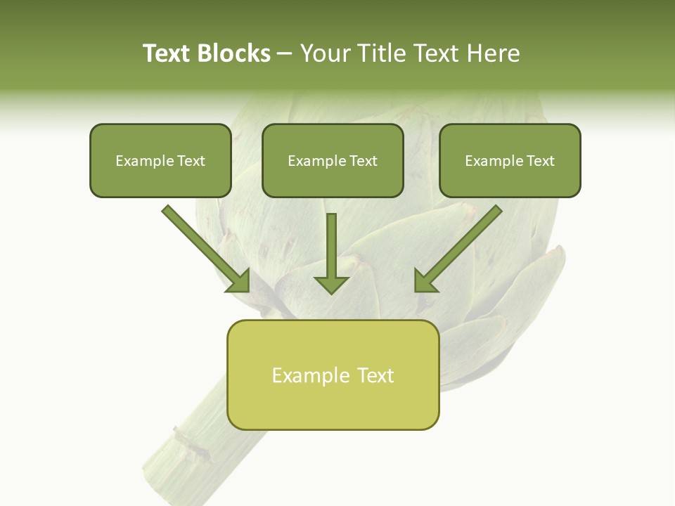 White Eat Fresh PowerPoint Template