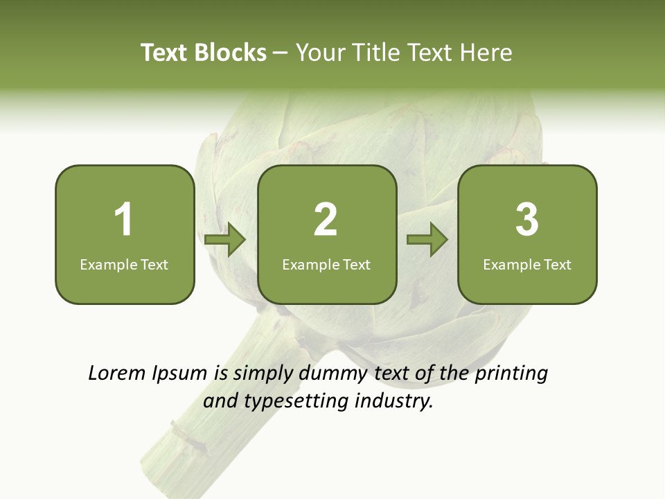 White Eat Fresh PowerPoint Template