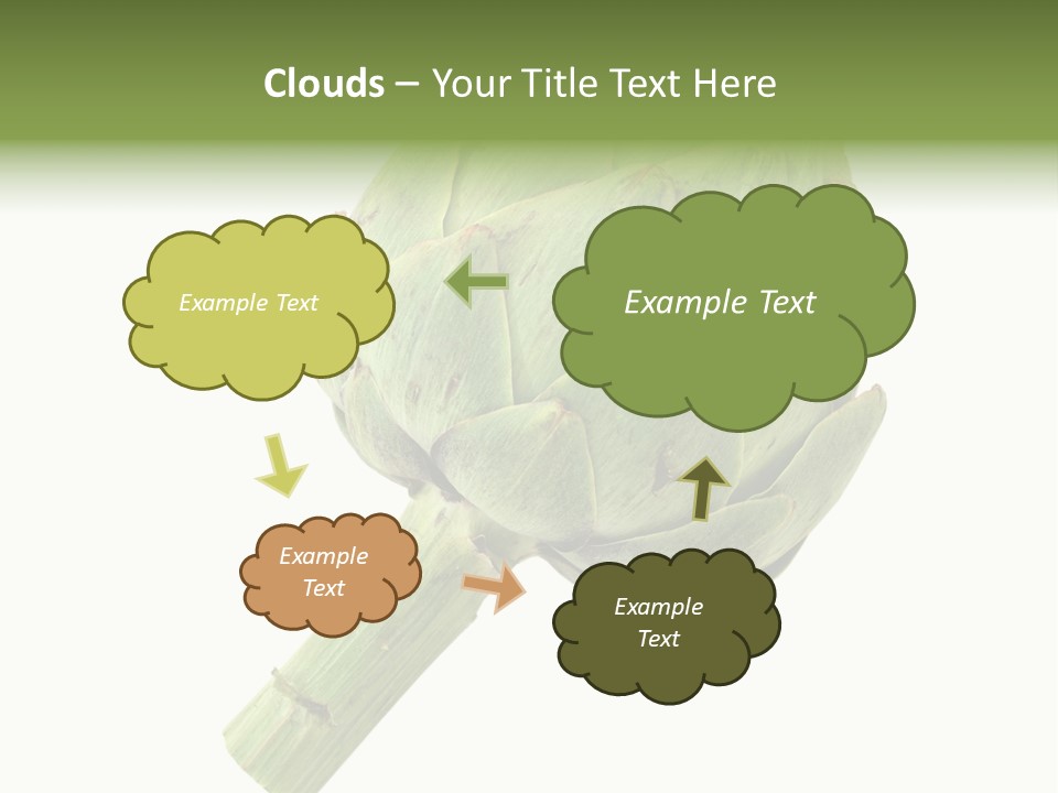White Eat Fresh PowerPoint Template