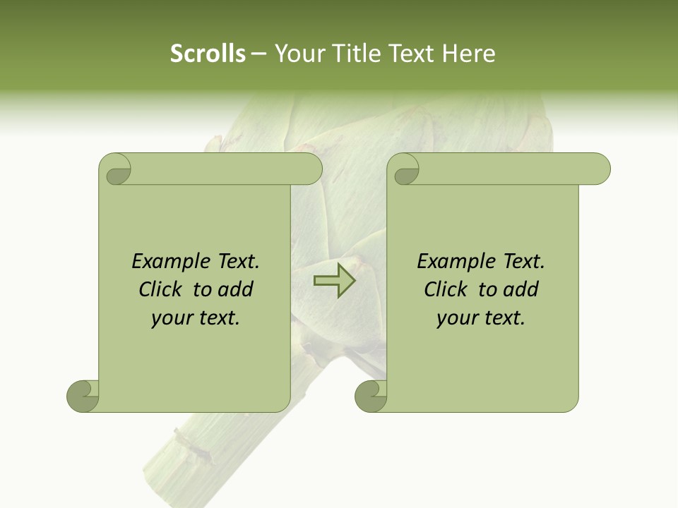 White Eat Fresh PowerPoint Template