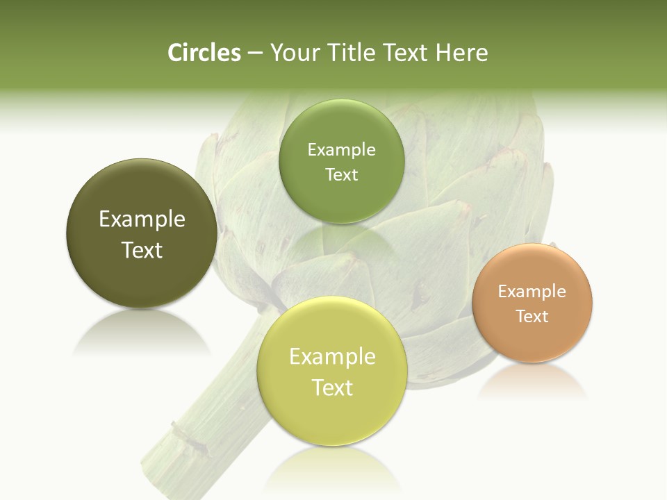 White Eat Fresh PowerPoint Template