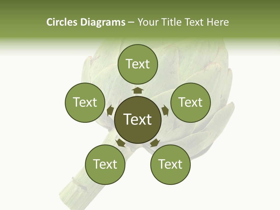 White Eat Fresh PowerPoint Template