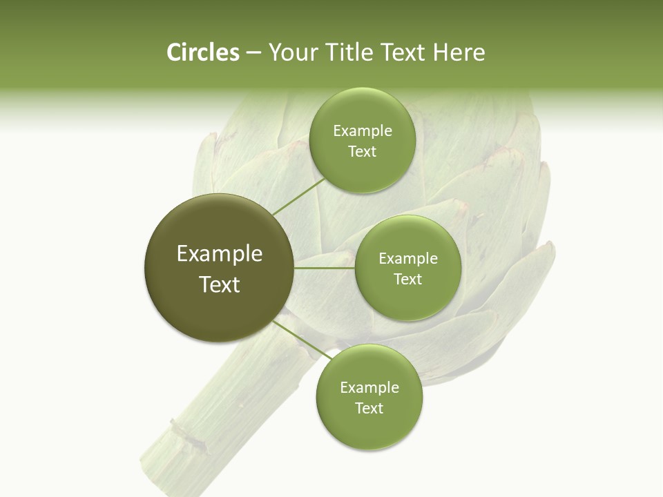 White Eat Fresh PowerPoint Template