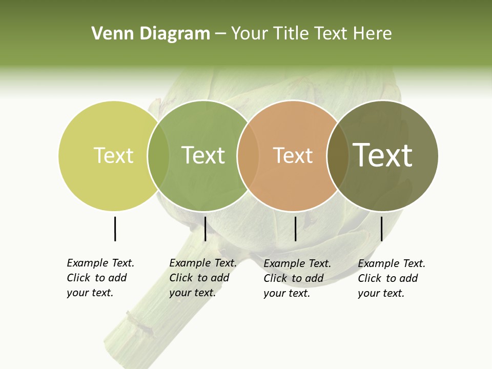 White Eat Fresh PowerPoint Template