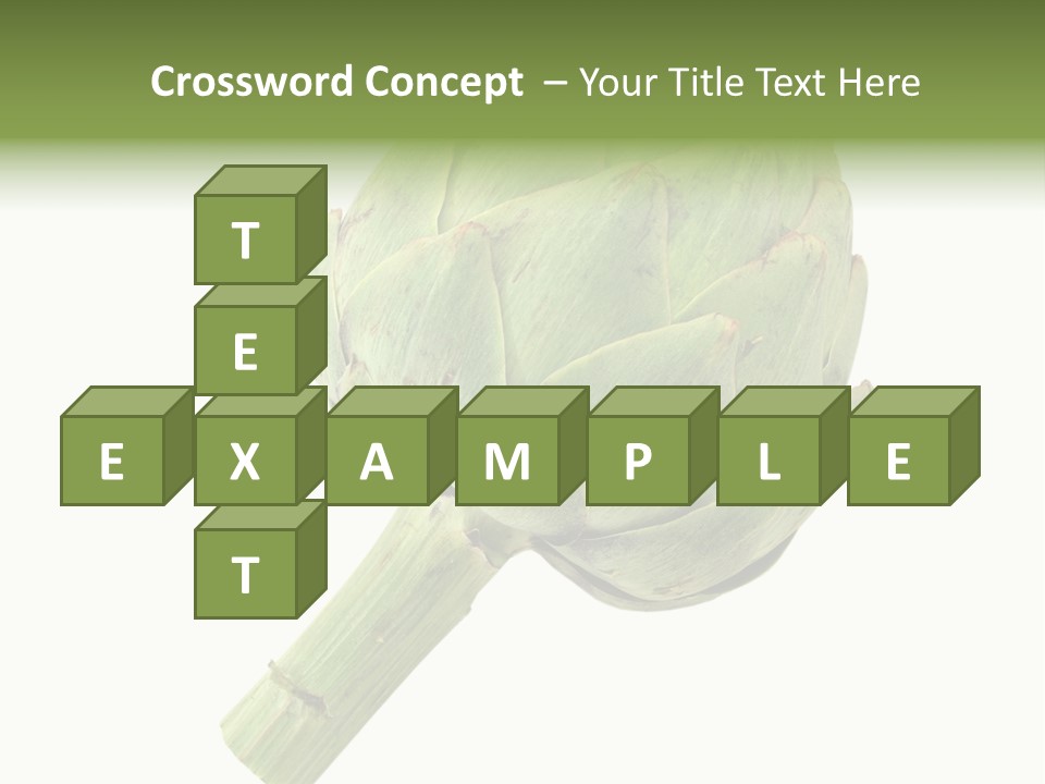 White Eat Fresh PowerPoint Template