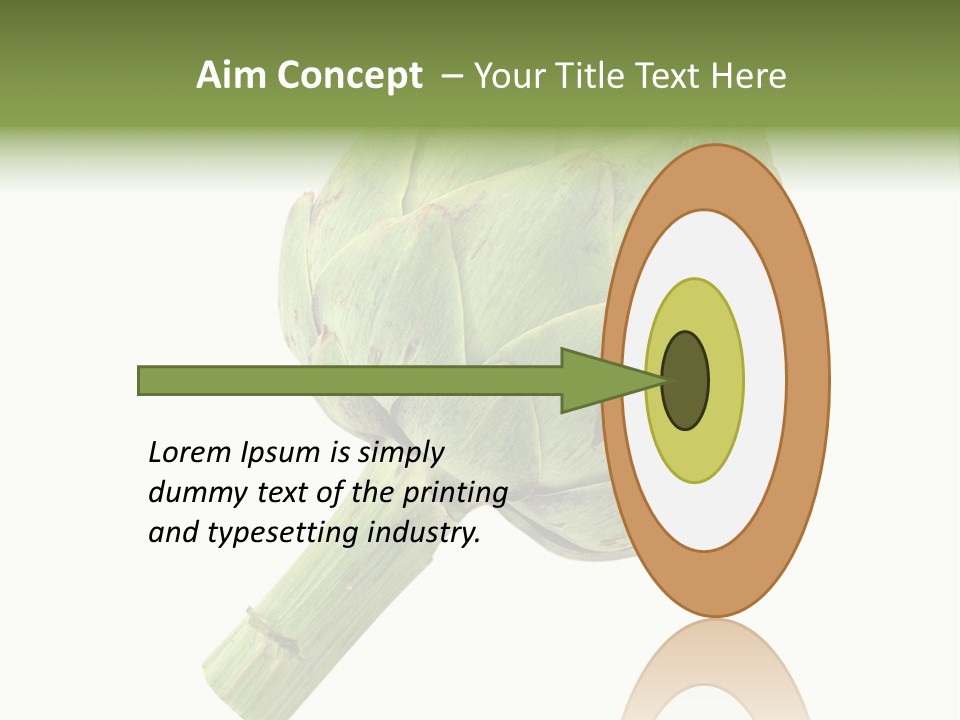 White Eat Fresh PowerPoint Template