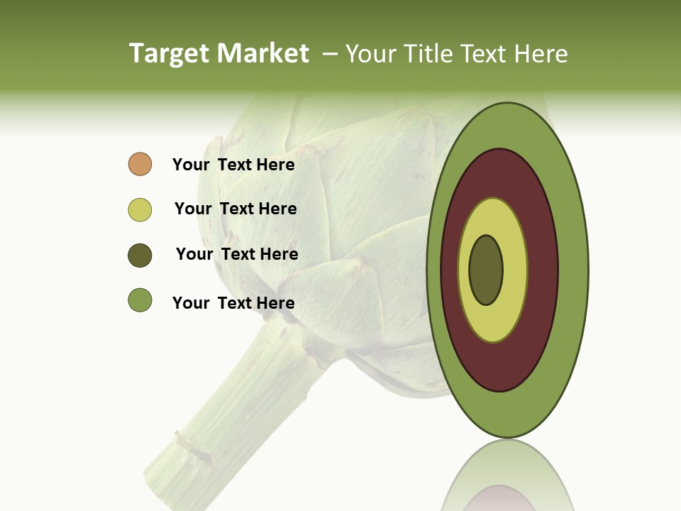 White Eat Fresh PowerPoint Template