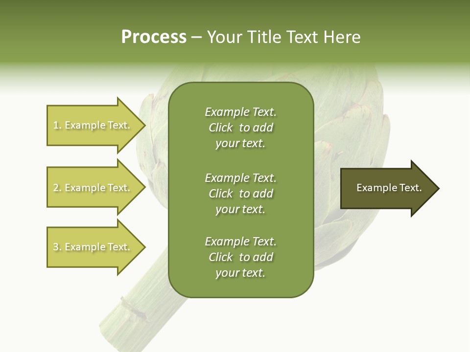 White Eat Fresh PowerPoint Template