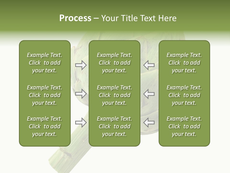 White Eat Fresh PowerPoint Template