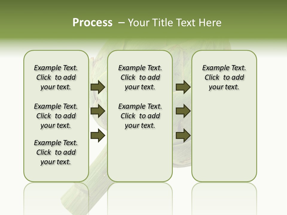 White Eat Fresh PowerPoint Template