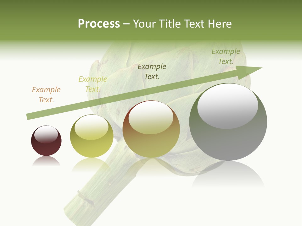 White Eat Fresh PowerPoint Template