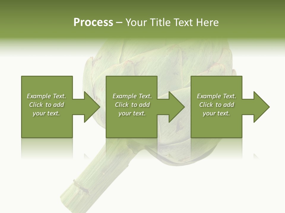 White Eat Fresh PowerPoint Template