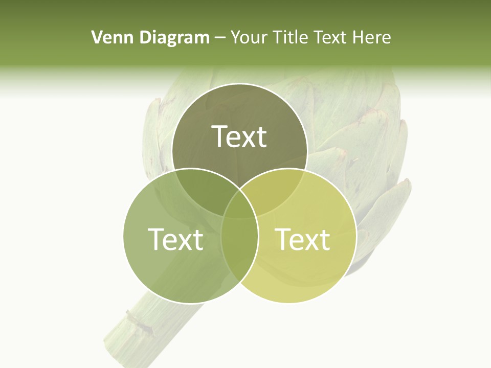 White Eat Fresh PowerPoint Template