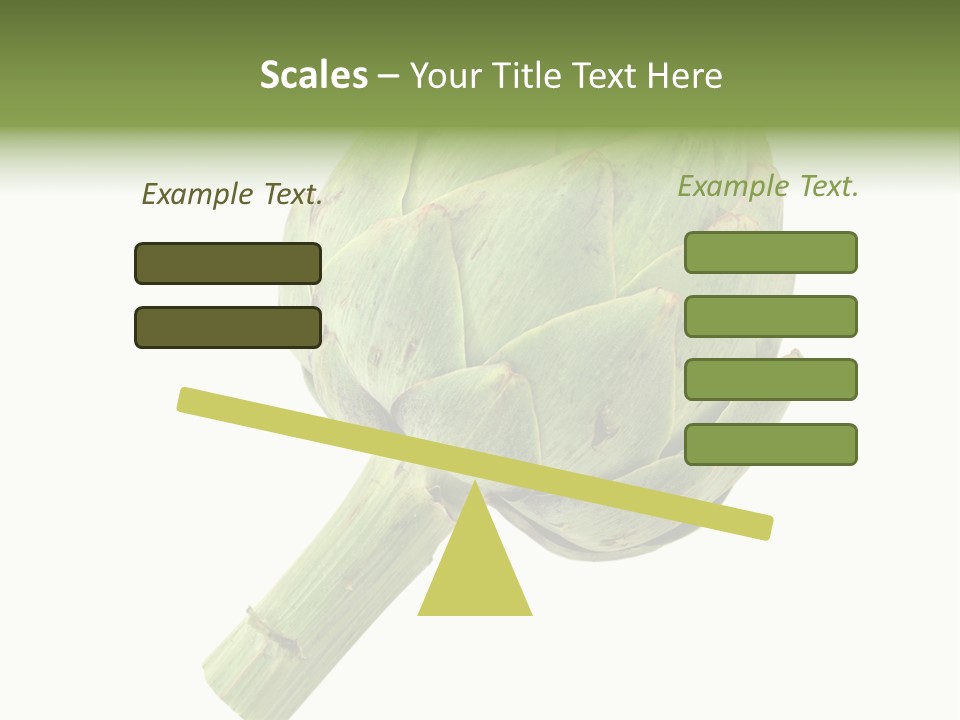 White Eat Fresh PowerPoint Template