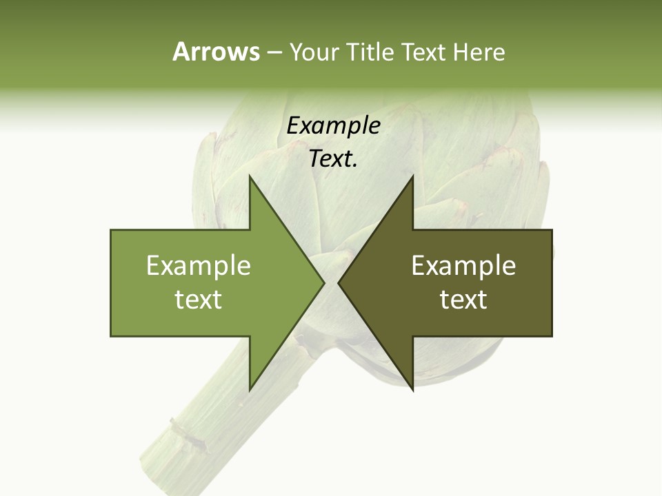 White Eat Fresh PowerPoint Template