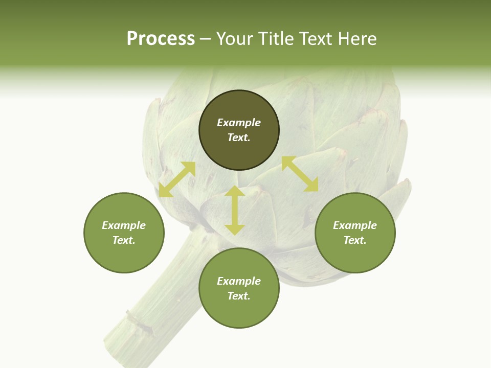 White Eat Fresh PowerPoint Template