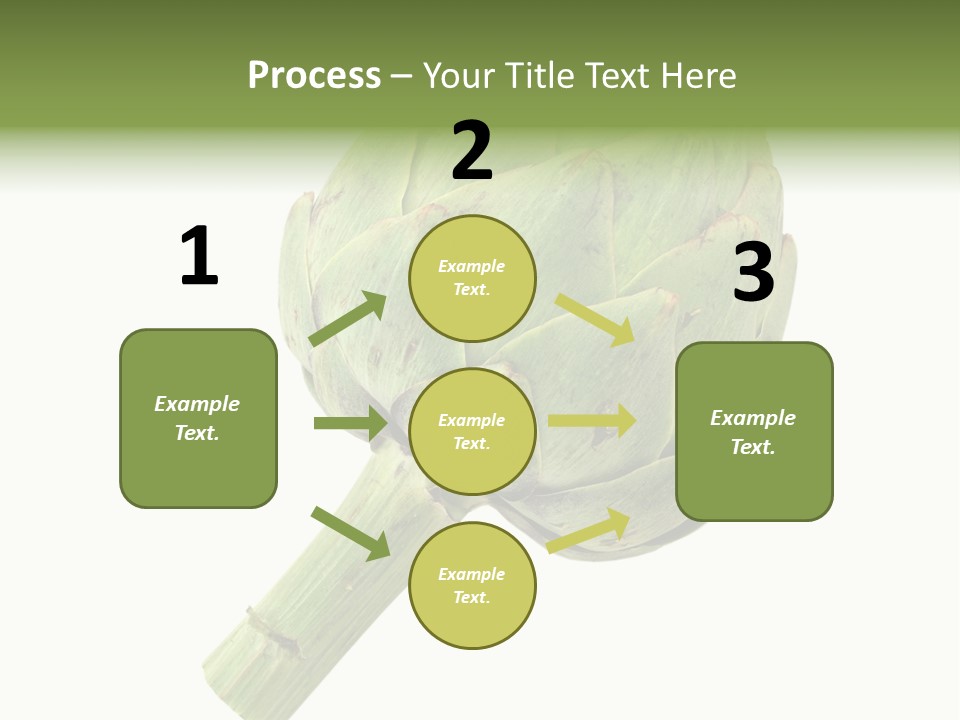 White Eat Fresh PowerPoint Template