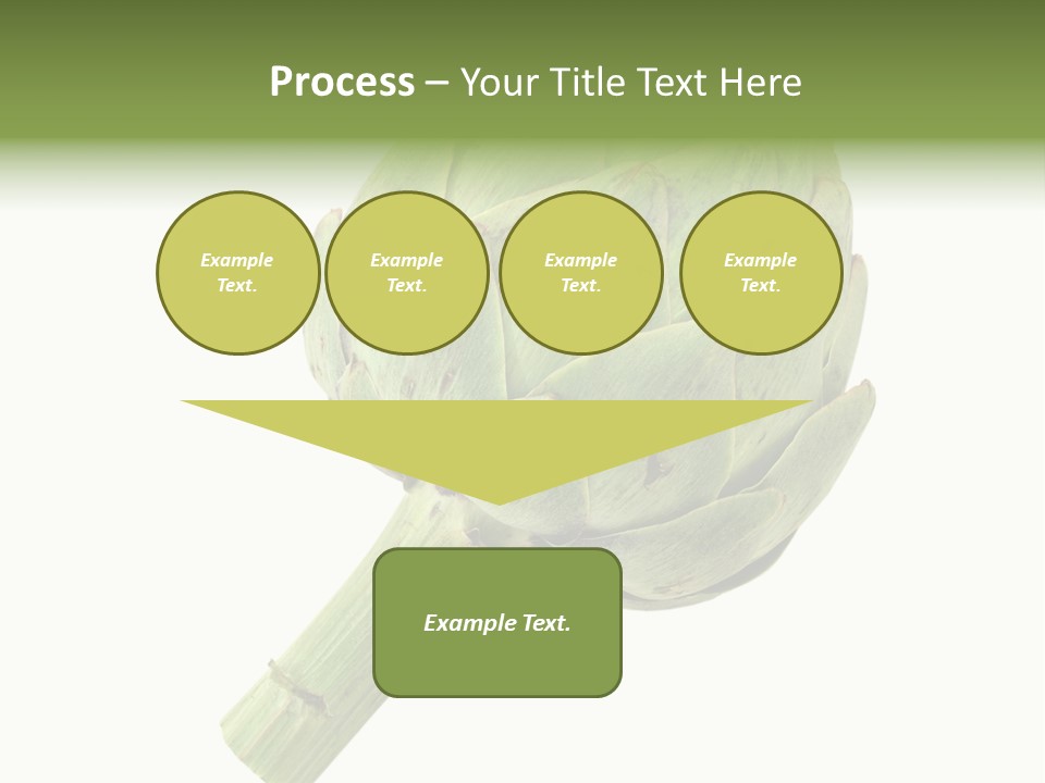 White Eat Fresh PowerPoint Template