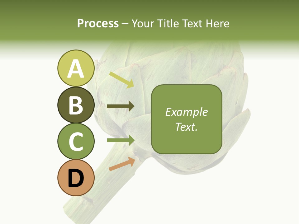 White Eat Fresh PowerPoint Template