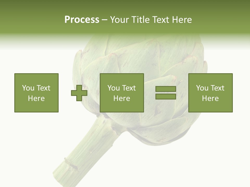 White Eat Fresh PowerPoint Template