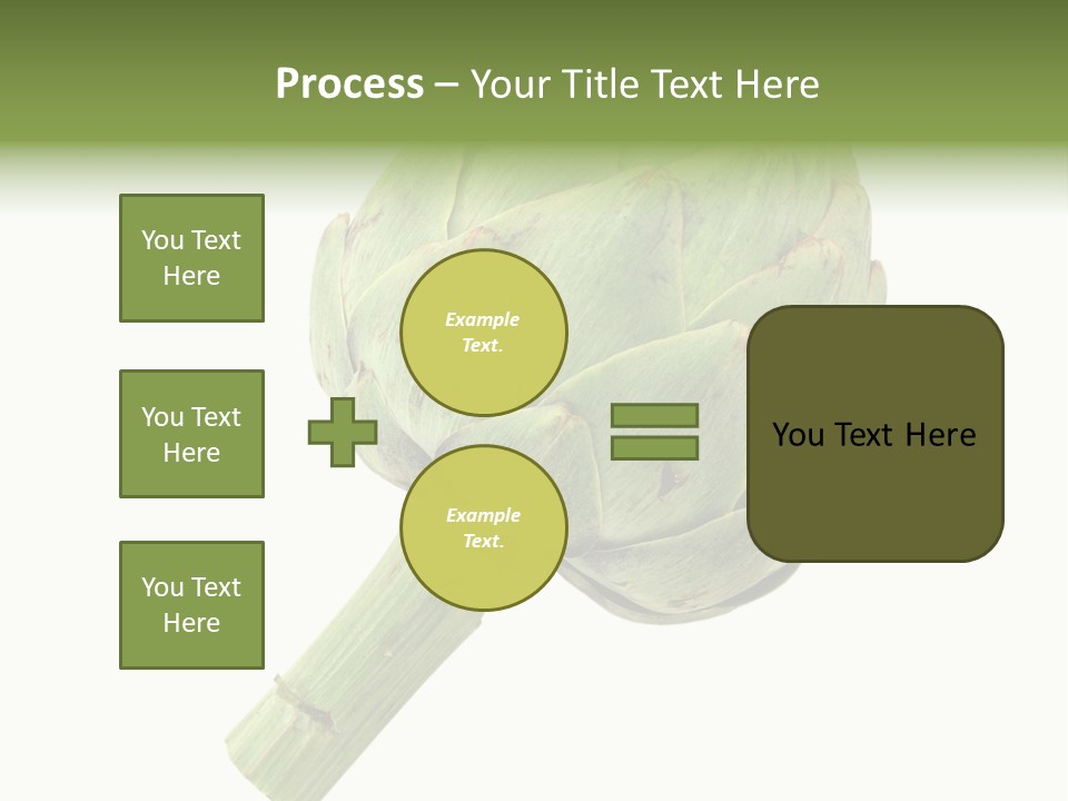 White Eat Fresh PowerPoint Template
