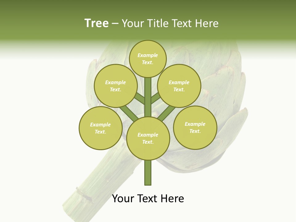 White Eat Fresh PowerPoint Template