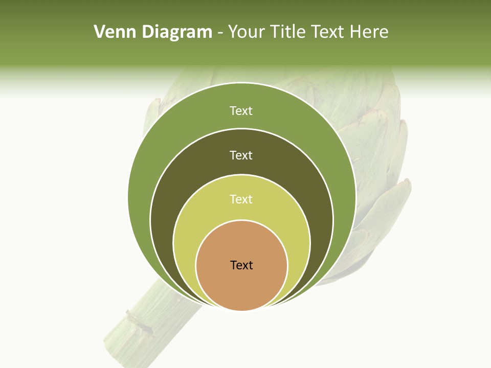 White Eat Fresh PowerPoint Template