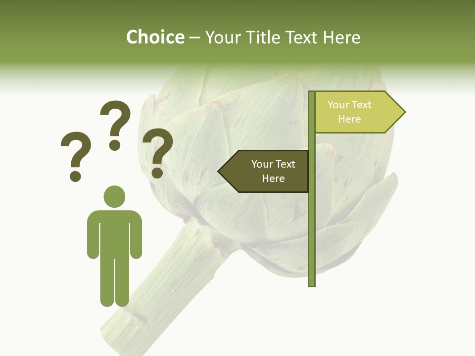 White Eat Fresh PowerPoint Template